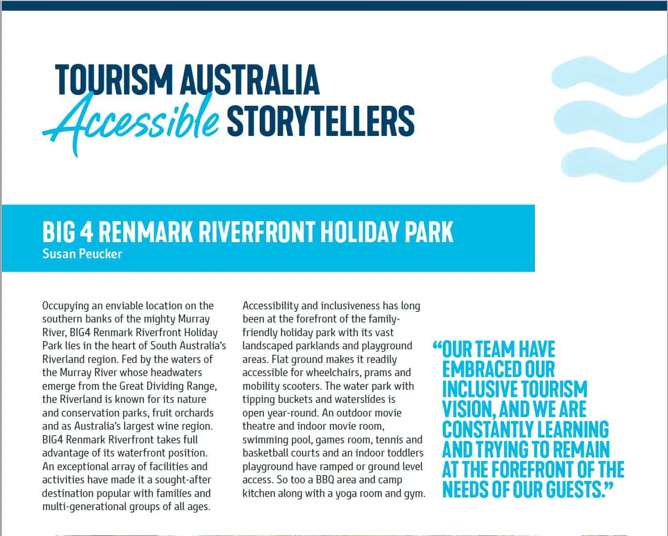 Tourism Australia content copywriter Fiona Harper