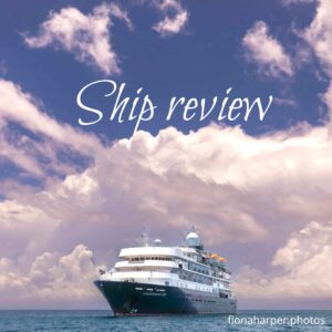 Cruise ship review of Caledonian Sky by Fiona Harper cruise writer